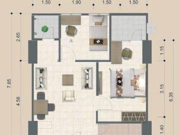 Jual Apartemen LRT City Urban Signature 2 BR Ciracas