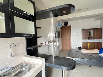 Disewakan Studio Oak Tower B - View Jalan, Lantai 20, Full Furnish,Siap Huni Tinggal Bawa Koper