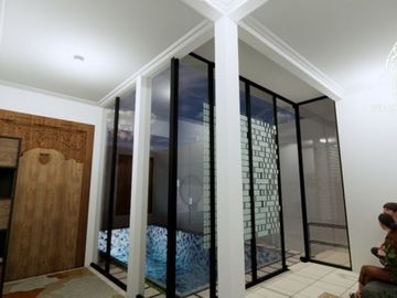VILLA CANTIK DESIGN ETNIK DEKAT JOGJA, BISA UNTUK HOMESTAY.