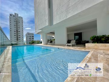 Venta Apartamento, amoblado, Castillogrande, vista al mar, Cartagena