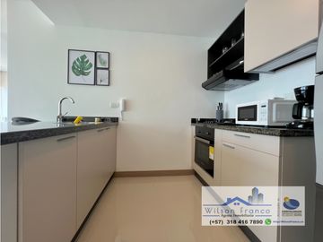 Venta Apartamento, amoblado, Castillogrande, vista al mar, Cartagena