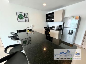 Venta Apartamento, amoblado, Castillogrande, vista al mar, Cartagena