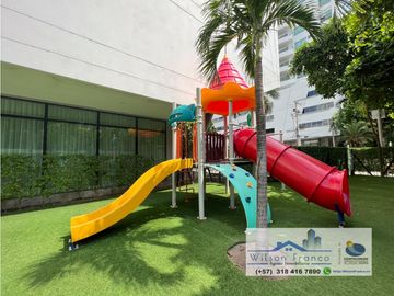 Venta Apartamento, amoblado, Castillogrande, vista al mar, Cartagena