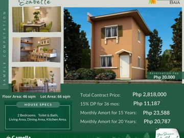 Ezabelle House and Lot - Camella Baia