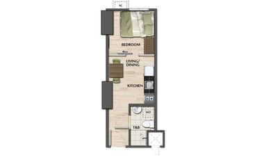 1BR Condo with Balcony