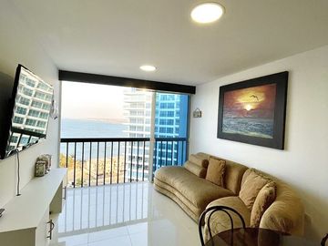 Punta Centinela, departamento de 2 dormitorios con vista al mar.