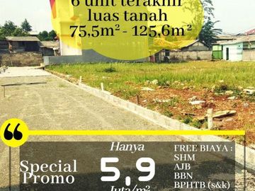 kavling siap bangun bebeas banjir di cipayung jakarta timur