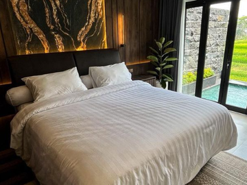 VILLA VIEW SAWAH DAN GUNUNG DEKAT PUSAT UBUD DI ABIANSEMAL BADUNG
