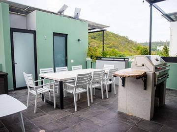 Penthouse con rooftop privado, amueblado, en venta Tangolunda, Huatulco