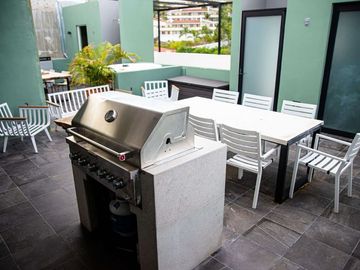 Penthouse con rooftop privado, amueblado, en venta Tangolunda, Huatulco