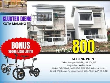 Rumah Modern 2 Lantai Dekat Kampus UNMER