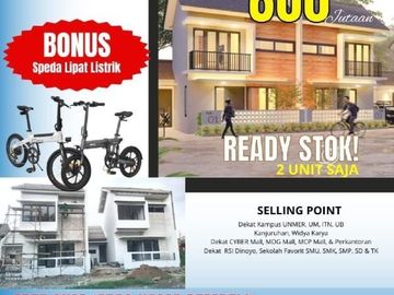 Rumah Modern 2 Lantai Dekat Kampus UNMER