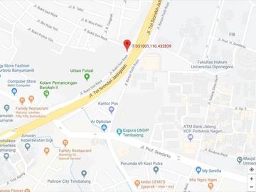 Tanah Strategis Depan UNDIP Semarang Cocok Untuk Kost2an