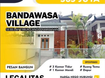 Dijual Rumah Murah Siap Bangun Konsep Klassic Di Daerah Prambanan