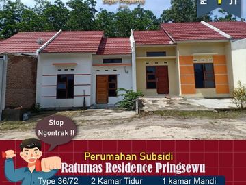 rumah subsidi di Pringsewu, bangunannya bagus deket pasar