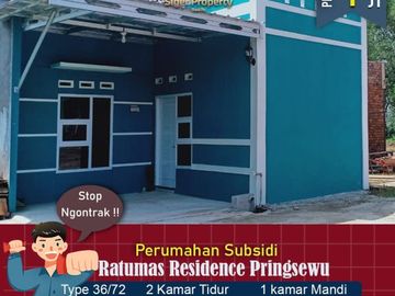 rumah subsidi di Pringsewu, bangunannya bagus deket pasar