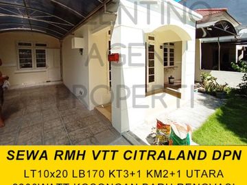 CITRALAND Depan Cluster VTT Siap Huni 1 Lantai