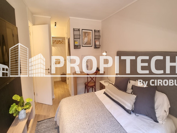 Depto Nuevo, 2Hab+2Bañ, 60M2, Mtro Sta Isabel.