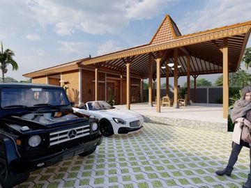 Rumah dekat Wisata Internasional Candi Prambanan Hunian Model Joglo Siap Bangun dekat JL Aspal