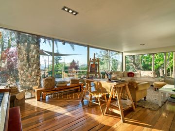 Vista panorámica en condominio. Casa en venta, La Reina Alta.
