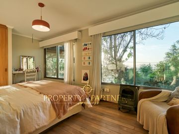 Vista panorámica en condominio. Casa en venta, La Reina Alta.