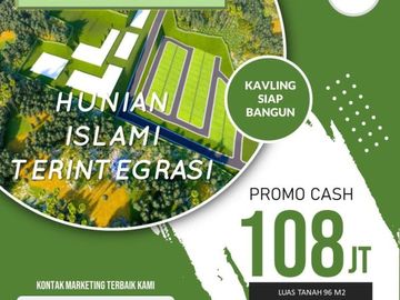 Kavling kawasan islami hanya 20mnt RS Al Ihsan manggahang Baleendah