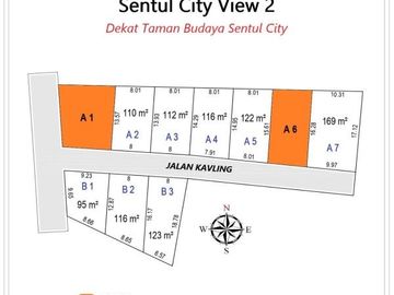 Tanah Sentul Bogor, Dekat Taman Budaya Sentul, SHM