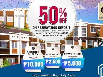 Affordable Duplex 3BR North Highlands in Pandan Bogo City