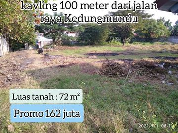 Kavling tanah Strategis kedungmundu Tembalang, bagus untuk investasi