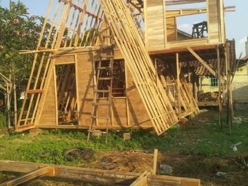 Promo! Rumah Villa Kayu Desain Modern Cisarua Megamendung Puncak Bogor