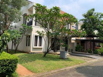DISEWAKAN RUMAH MODERN BAGUS, CANTIK SEMI FURNISH DI FORESTA NATURALE BSD CITY