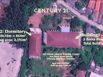 Gedung Pelatihan Lengkap Dengan Isi Di Dekat Toll Cikarang Barat