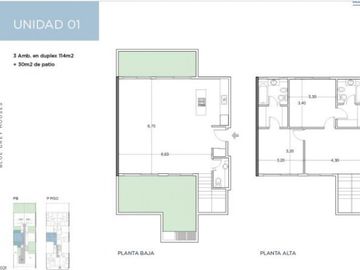 Proyecto muy luminoso y con amplios ambientes Balcones aterrazados, jardin o terrazas propias todos con parrilla