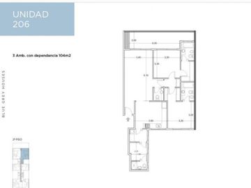 Proyecto muy luminoso y con amplios ambientes Balcones aterrazados, jardin o terrazas propias todos con parrilla
