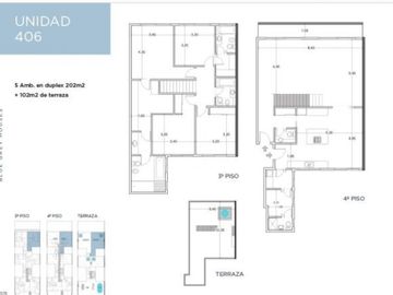 Proyecto muy luminoso y con amplios ambientes Balcones aterrazados, jardin o terrazas propias todos con parrilla