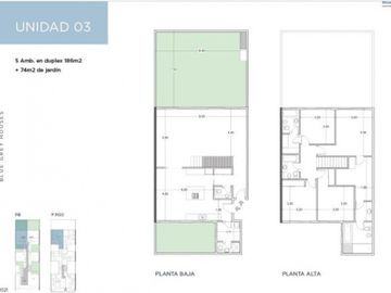 Proyecto muy luminoso y con amplios ambientes Balcones aterrazados, jardin o terrazas propias todos con parrilla