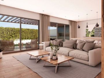 Proyecto muy luminoso y con amplios ambientes Balcones aterrazados, jardin o terrazas propias todos con parrilla
