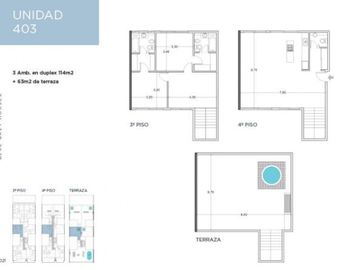 Proyecto muy luminoso y con amplios ambientes Balcones aterrazados, jardin o terrazas propias todos con parrilla