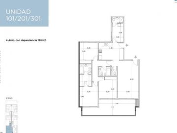 Proyecto muy luminoso y con amplios ambientes Balcones aterrazados, jardin o terrazas propias todos con parrilla