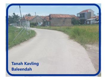 Kapling Peruntukan Rumah Kawasan Baleendah 1 Jt-an/m2 Bayar 12 X