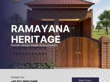 RUMAH ETNIK PALING BARU DI TIMUR CANDI PRAMBANAN LOKASI STRATEGIS