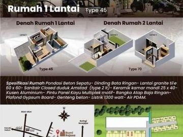 MODERN PASAR GADANG JALAN KEMBAR RSUD 2 LANTAI 400 JUTAAN