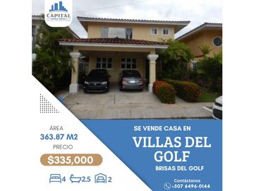 SE VENDE CASA EN VILLAS DEL GOLF, BRISAS DEL GOLF