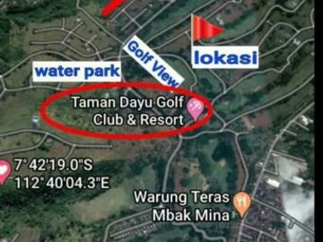 Tanah Kavling Taman Dayu GOLF VIEW Pasuruan Pandaan Malang cocok INVEST