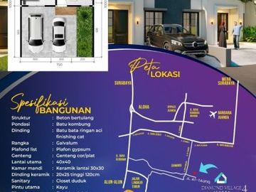 PASTI UNTUNG, WA 0823-3511-----, Rumah di Dekat Gedangan Sidoarjo Hanya 100 Juta-an