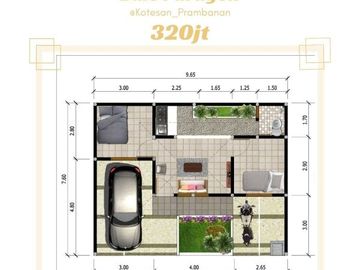 Dijual Rumah Murah Harga Perdana di Prambanan