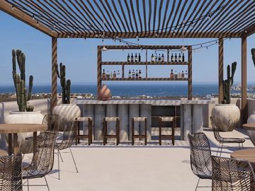 Penthouse con terraza privada de 60 m2 con jacuzzi y pergola, casa club.