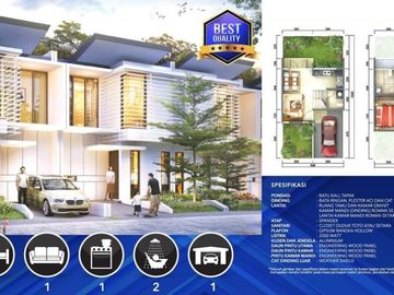 Rumah idaman murah Bebas Banjir di Serua Ciputat Tangerang