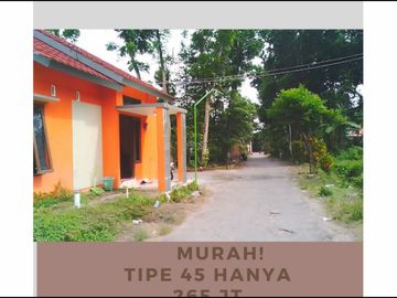 Tipe 45 Hanya 200 Jutaan Saja. Rumah Murah di Prambanan