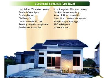 Rumah 1 lantai Palangkaraya Kalimantan dengan luas tanah 208 meter harga 300 jutaan